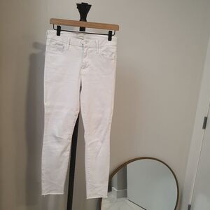 MOTHER White Skinny Jeans